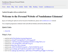 Tablet Screenshot of nandakumar.org